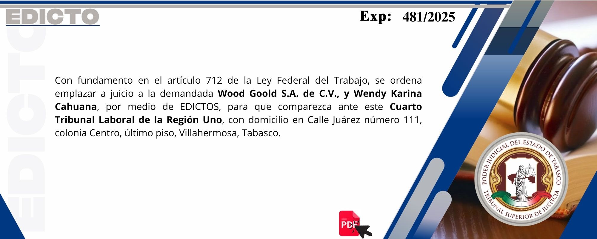 Edictos
	