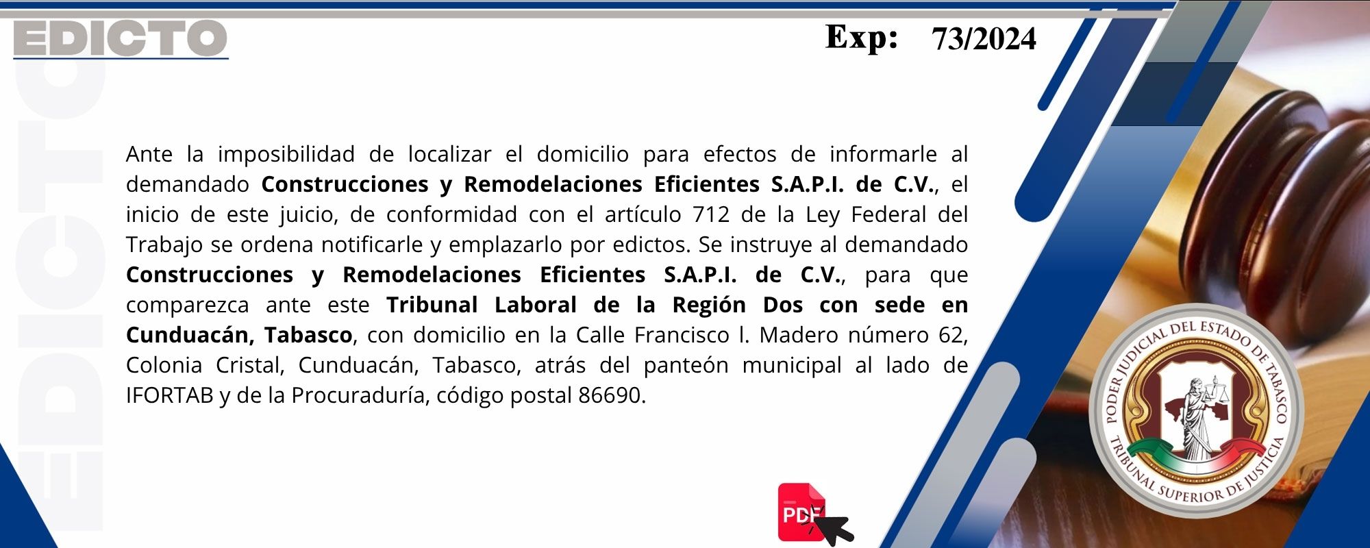 Edictos
	